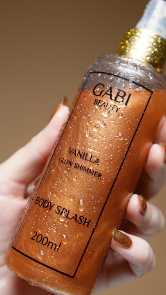 Body Splash - Vanilla Glow Shimmer (COM GLITTER)