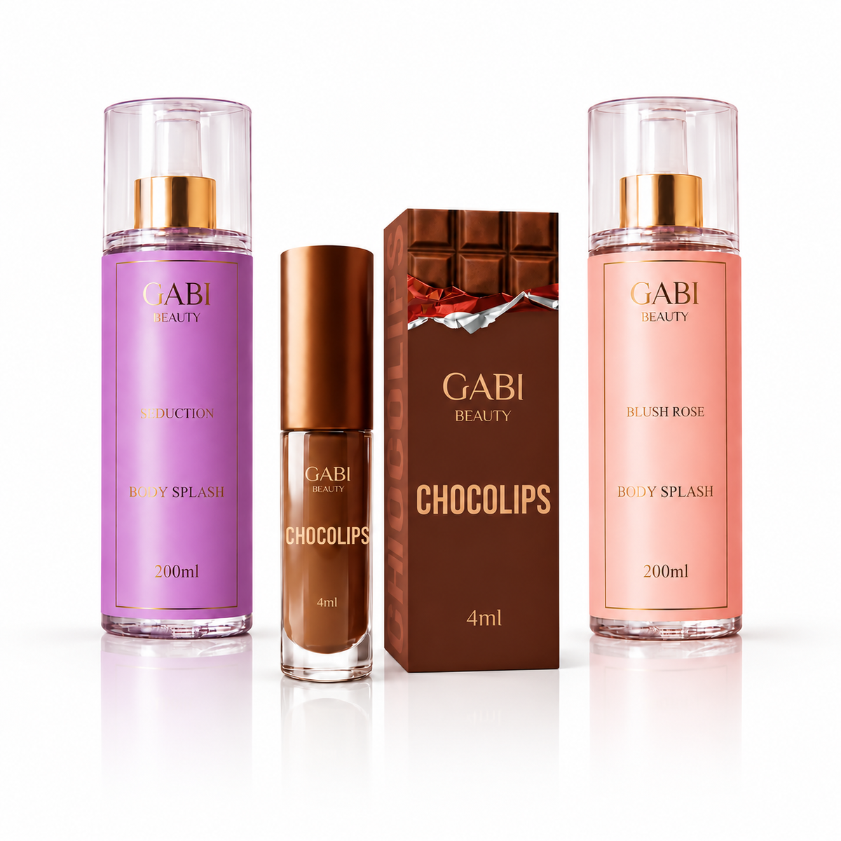 KIT 1 BODY SPLASH + 1 CHOCOLIPS